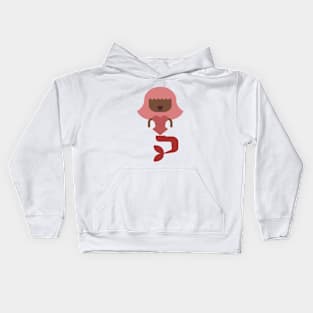 Mermaid in Pink Kids Hoodie